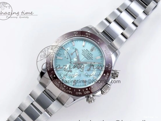 1218 SportInspired DAYTONA 116506 QF 1:1 BEST EDITION ICE BLUE DIAL CRYSTAL MARKERS ON SS BRACELET SH4130 V3 (GAIN WEIGHT) 1770